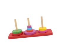 Abaodam Wood Parrot Training Toys Bird Intelligence Toy Interactive Parrot Ring for Large Birds Conure for African Grey