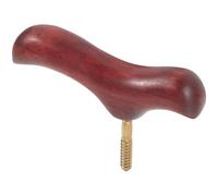 Abaodam Wood Stick Handle Replacement for Walking Cane Polished Ergonomic Handmade Cane Knob with African Rosewood for Men and Women Outdoor Use Includes Screws