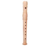 Abaodam Wooden 6-Hole Soprano Recorder for Boys and Girls - Beginner Musical Instrument Cleaning Rod and Fingering Chart - for School and Home Music Practice