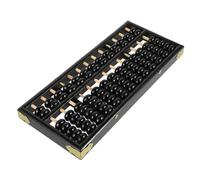Abaodam Wooden Abacus Row Bead Chinese Arithmetic Counting Tool for Portable Math Learning with Smooth Polished Surface for Mental Calculation and Educational Use