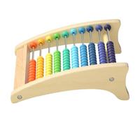 Abaodam Wooden Arithmetic Abacus for Early Educational Math School Supplies for Students Developing Hand Eye Coordination and Cognitive Skills
