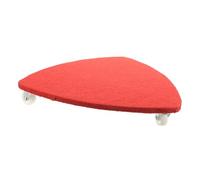 Abaodam Wooden Balance Plate for Balance Training with Bright Color Safe Material Sensory Wobble Board for Coordination Strength Posture and Vestibular Play Red Random Color