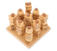 Abaodam Wooden Board Game for Family Fun Educational Chess with Simple Rules Safe Material for Observation Skills and Leisure Play