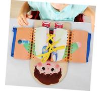 Abaodam Wooden Busy Board for Educational Activity Board Enhancing Fine Motor Skills and Hand-eye Coordination Montessori Sensory Learning for Development