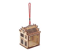 Abaodam Wooden Cage for Grasshoppers Creative Natural Design Durable Storage Basket for Insects for Nature Observation and
