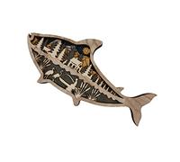 Abaodam Wooden Carved Fish Led Night Light Ornament for Nursery Baby Room Home Decor Creative Indoor Fish Light Decoration Baby Products
