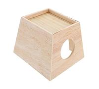 Abaodam Wooden Chicken Incubation Box Cozy Small Pet Nest for Rutin Chickens Guinea Pigs and Hedgehogs Multi Use Design for Breeding and Play Decorative Wooden Shelter for Small Animals