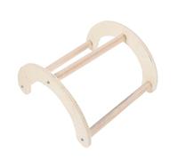 Abaodam Wooden Chicken Perch Stand for Birds Pet Chicken Roosting Rack Suitable for Hens and Roosters Easy to Use Boredom Toy Outdoor Enrichment