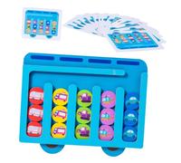 Abaodam Wooden Color Sorting for Educational Cartoon Matching Game Board Lightweight Early Learning Puzzle Enhances Logical Thinking and Color Recognition
