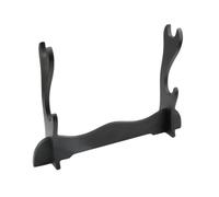 Abaodam Wooden Desktop Flute Stand and Sword Display Rack Durable Two Storage Holder for Musical Instruments and Collectible Swords Enthusiasts