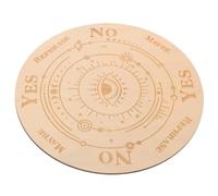 Abaodam Wooden Divination Board with Smooth Surface and Comfortable Feel, Featuring Evil Eye Design for Witchcraft Supplies and Tarot Fortune-tellers, for Pendulum Dowsing and Altar