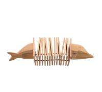 Abaodam Wooden Dolphin Shape Clapper Musical for Early Education Handheld Percussion Instrument with Rich Rhythmic Tones Sturdy Musical Instrument for Preschool and Kindergarten Group