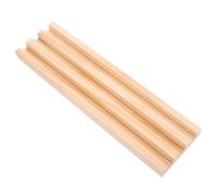 Abaodam Wooden Domino Holder Tray with Slots Non-slip Domino Tiles Rack for Adults Creative Alphabet Games and Handicrafts Desktop Display Stand Organizer