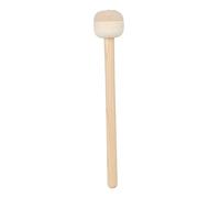 Abaodam Wooden Drumstick for Snare Drum Long Handle and Two Felt Heads for Drummers and Practice Sessions Wood Grain Design