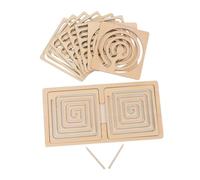 Abaodam Wooden Educational Brain Puzzle Toy Set for Kids and Teens, Fine Motor Skills and Cognitive Development Hand Puzzle, Preschool Brain Training Game for Hands-on Learning