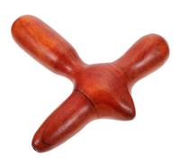 Abaodam Wooden Foot Acupressure Massager Stick for Sole Massage, Cross-Shaped Acupuncture Point Massage Tool Made of Rosewood, Manual Foot Reflexology Device for Relaxation and Skin Care