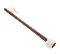 Abaodam Wooden Gong Mallet Walnut Wood 25cm Large Traditional Percussion Mallet with Handle for Gongs, Xylophone, Chimes - Reusable Drumstick for Musical Instruments