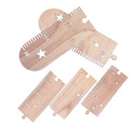 Abaodam Wooden Growth Chart Wall Hanging Height Measurement Ruler for Kids Room Decor Boys and Girls Children’s Star-Shaped Modular Height Chart
