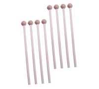 Abaodam Wooden Hammers for Drum Practice Natural Wood Mini Drumsticks Beautiful Sound, 8Pcs Set for Boys and Girls and Professionals