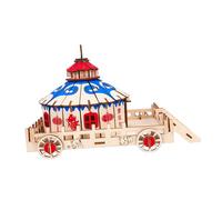 Abaodam Wooden Hamster Hide House with Climbing Platform and Ladder Small Animal Play Hut for Hamsters Rats Guinea Pigs Nibble-friendly Pet Shelter for Exercise and Rest