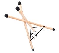 Abaodam Wooden Hand Pan Drum Stand Foldable Tongue Drum Tripod Holder Stable Floor Bracket Storage and Display Suitable for Musical Performance and Practice