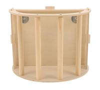 Abaodam Wooden Hay Rack for Small Animals and Pets with Stable Hanging Design and Rounded Edges, Large Hay Dispenser for Rabbits and Guinea Pigs, Suitable for Humid or Poorly Ventilated