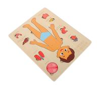 Abaodam Wooden Human Body Organs Puzzle for Educational Anatomy Learning Aid Enhances Cognitive Skills Early Development Montessori Science for Boys