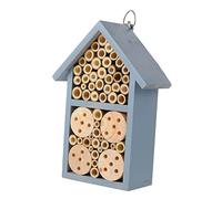 Abaodam Wooden Insect House for Garden Decorative Bee House Hanging Design 1 Pack Suitable for Ladybugs and Bees Outdoor Garden Ornament