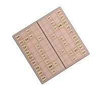 Abaodam Wooden Japanese Chess Set Folding Magnetic Shogi Board Game Traditional Travel Game for Adults Boys Educational Strategic Entertainment