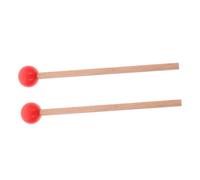 Abaodam Wooden Marimba Mallets Rubber Head for Percussion Instrument Accessories for Xylophone and Drumstick Practice