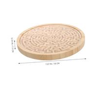 Abaodam Wooden Maze Board for Bead Maze Puzzle for Preschool Learning and Balance Training Sustainable Labyrinth Game for Spatial Thinking and Logic Development