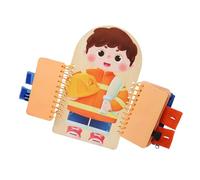 Abaodam Wooden Montessori Busy Board for Boys, Multi-layer Sensory Activity for Fine Motor Skills Development, Educational Interactive for Early Childhood Learning