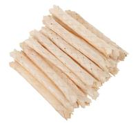 Abaodam Wooden Parrot Chew Double-layer Design Encouraging Healthy Chewing Routines 24pcs Khaki Colour Bird Entertainment and Cage Décor Accessories for Parakeets and Parrots
