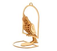 Abaodam Wooden Parrot Puzzle DIY Handmade Craft for Boys Polished Smooth Wood Educational Jigsaw Enhances Hand-eye Coordination and Intellectual Development