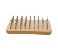 Abaodam Wooden Pegboard for Dexterity Games Hand Rehabilitation Training Tool for Fine Motor Skills Development and Cognitive Enhancement for All Ages