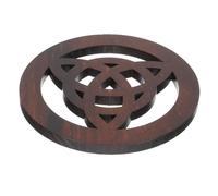 Abaodam Wooden Pentagram Ornament 4.7 Inch Altar Decor Spiritual Practice Home Decor Yoga Meditation Ritual Accessory