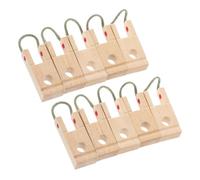 Abaodam Wooden Piano Buttwippen Flange 10pcs Replacement Piano Pin and Hammer Butt Flanges Repair and Tuning