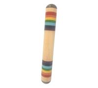 Abaodam Wooden Rain Sound Toy for Boys and Girls Educational Musical Instrument for Early Learning Compact Rainbow Rainstick for Sound Exploration and Playtime