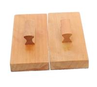 Abaodam Wooden Sand Blocks Percussion Instrument for Handheld Rhythm Music Instrument Play S Musical Sandboard for Early Music Learning and Talent Development