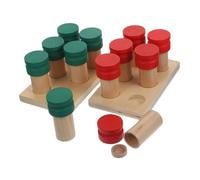 Abaodam Wooden Sensory Box Montessori Educational Smell Sense for Early Development Cognitive Hands Learning Gift