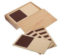 Abaodam Wooden Sensory Texture Board Educational Tactile for Motor Skills and Hand-Eye Coordination Development Sensory Plaything for Early Learning and Logical Thinking