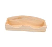 Abaodam Wooden Small Pet Feeding Manger Rack for Rabbits Guinea Pigs Chinchillas Hay Feeder Holder to Minimize Waste and Protect Food From Contamination Suitable for Small Animals