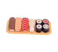 Abaodam Wooden Sushi Play Food Set, Educational Pretend Kitchen , Realistic Simulation Food for Early Learning and Role Play in ’s Playhouse