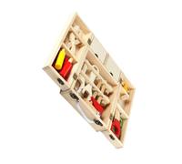 Abaodam Wooden Tool Case Educational Repair Box for Boys and Assorted Color Construction Building with Storage Case Promotes Brain Development and Social Skills