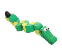 Abaodam Wooden Twisting Alligator Puzzle for Early Learning Activity Block Interactive Educational Game for Boys and Craftsmanship Creative Play Experience