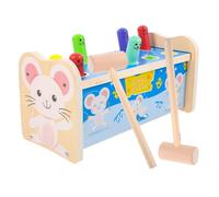 Abaodam Wooden Whack-mole Toy for Girls Age Educational Knocking Ball Toy for Year Old Boys
