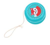 Abaodam Wooden Yo Yo with Fox Cartoon Pattern Portable and for Impact Resistant Finger Plaything Safe Material for Boys