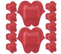 Abaodam Wound Bandages Pe Material 50pcs Lip-Shaped Adhesive Patches with Air Permeability and Water Resistance Small Care Patches for Outdoor and Facial Wound Caring