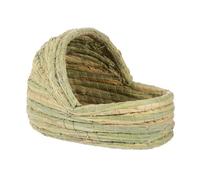 Abaodam Woven Chicken Nest Straw Bird House Portable Lightweight Breeding Cage Accessory for Chickens Parrots Budgies Small Animals Natural Design Easy to Clean Egg Laying Bed