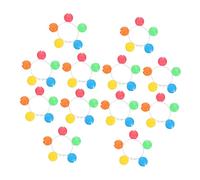 Abaodam Wrist Jingle Bells Wristband 12pcs Small Bell Party Wristband Random Color